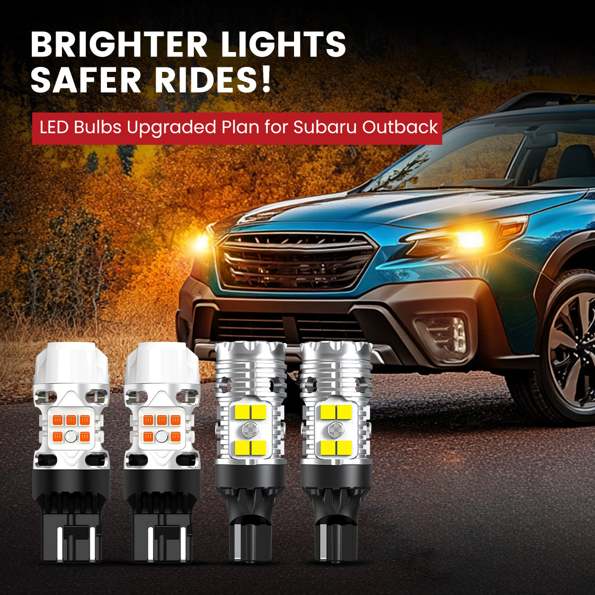 Lasfit LED Bulbs for 2020-2025 Subaru Outback