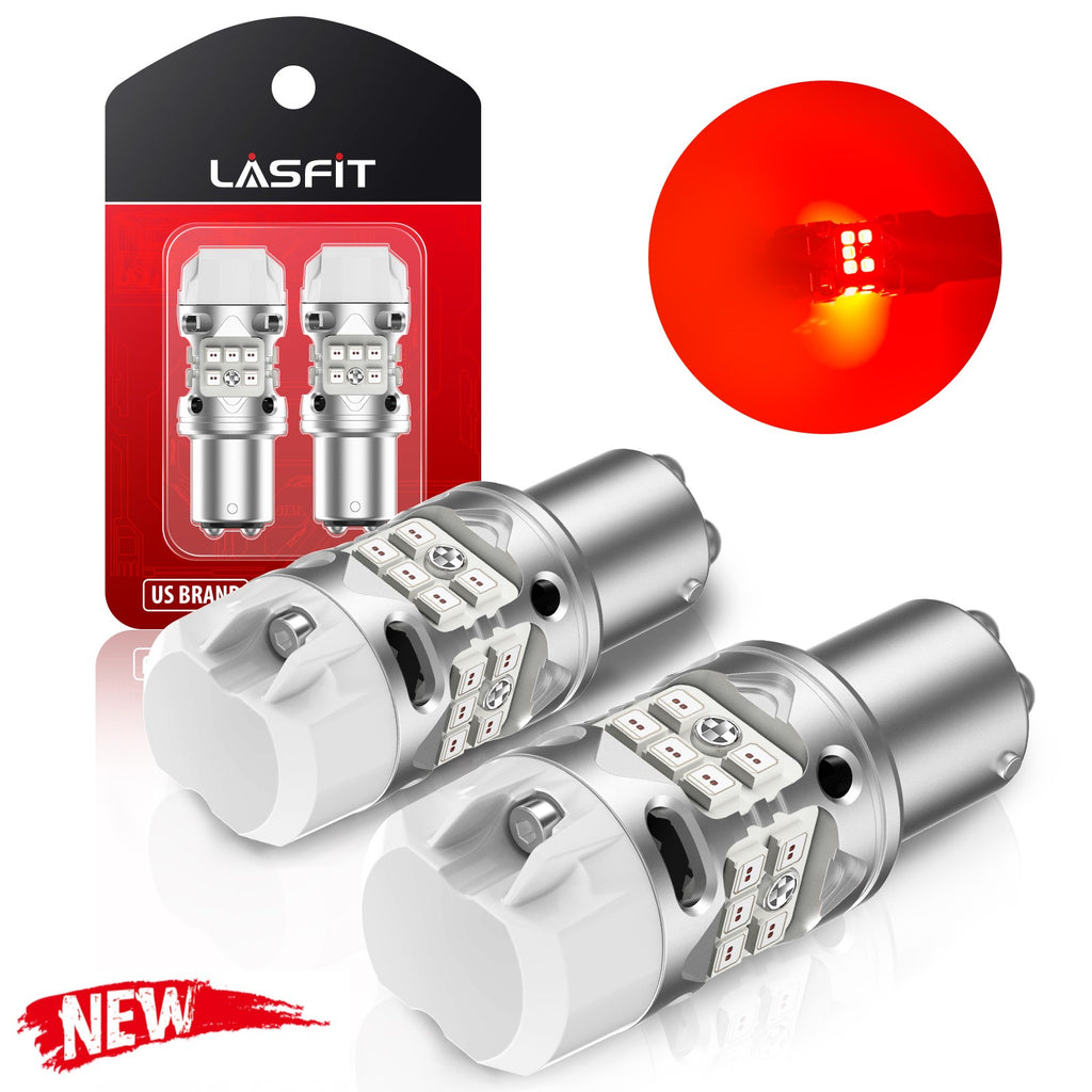 Lasfit red T3-1157 led bulbs