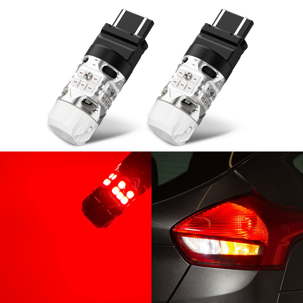 Lasfit red T3-3157-CK led lights