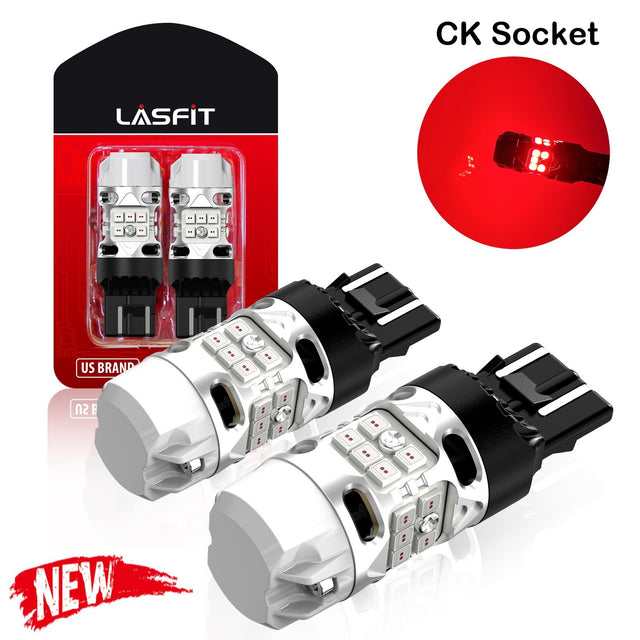 Lasfit red T3-7443-CK led bulbs