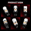 Details of the switchback T3-7443 LED turn signal bulbs