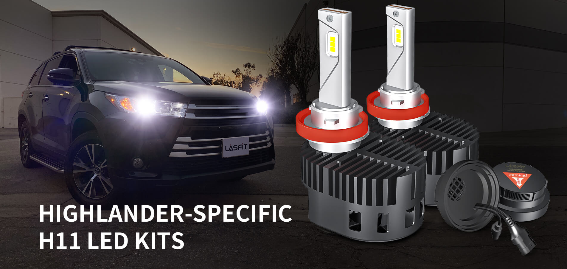 Toyota Highlander LED headlights