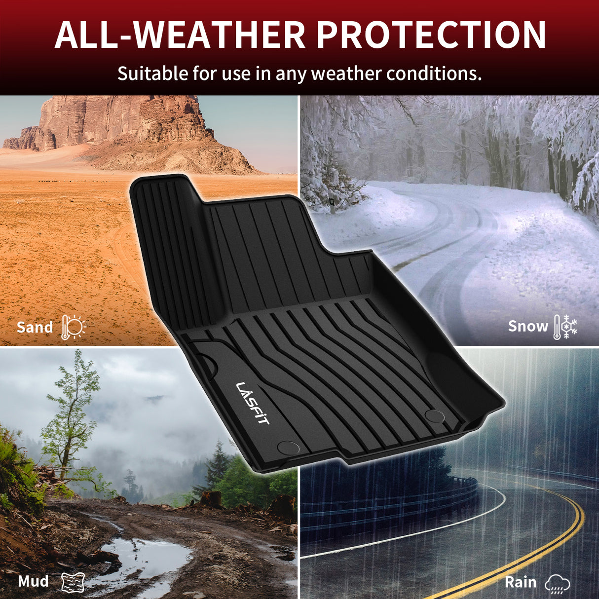 Mercedes-Benz GLE All Weather Floor Mats_