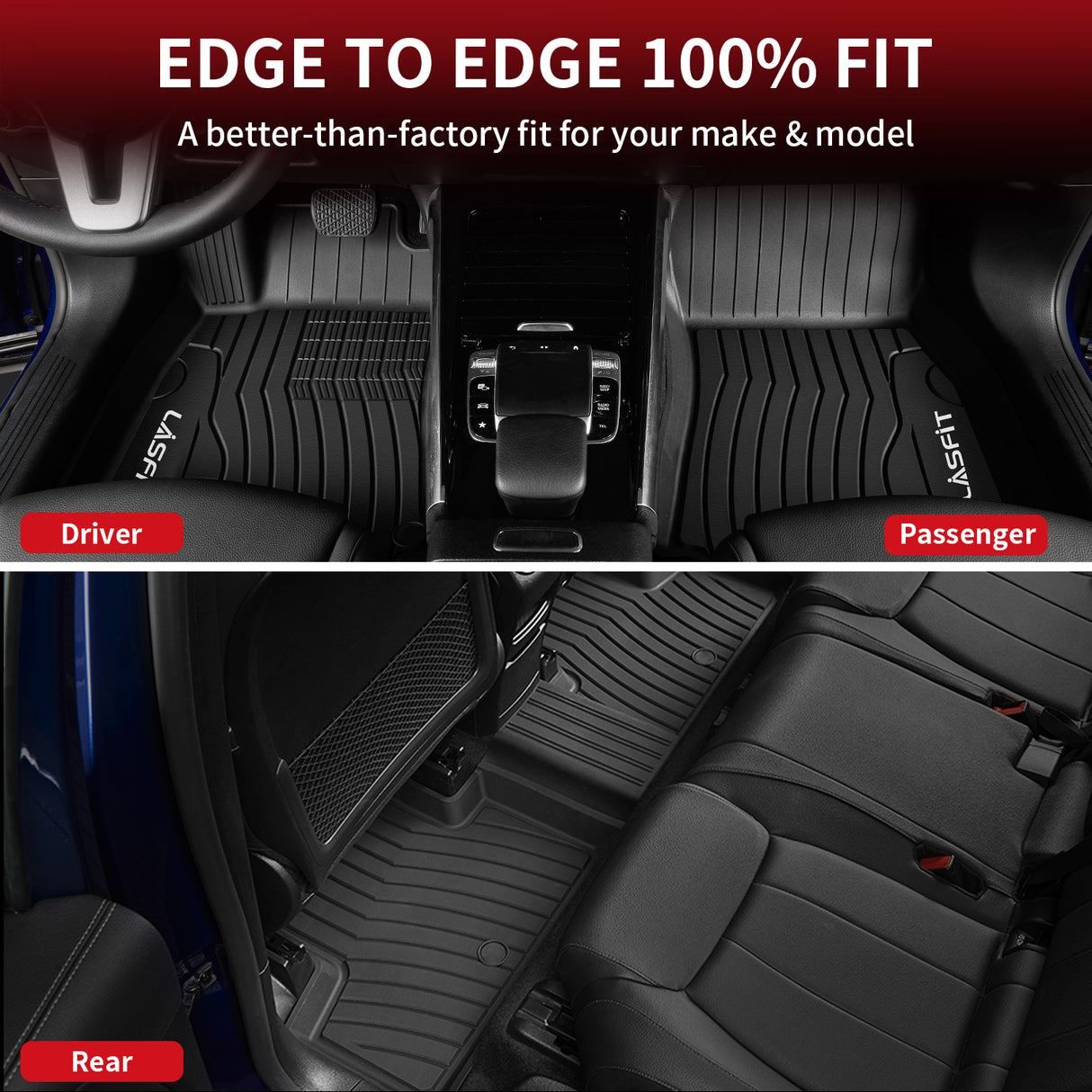 Mercedes Benz GLB Edge to Edge Floor Mats