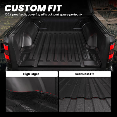 Nissan Frontier 2022-2024 5Feet Custom Truck Bed Mat