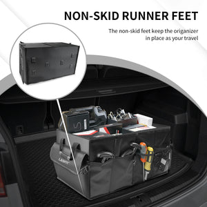 Non Skid Runner Feet Trunk Organizer Cargo Organizer Car Storage