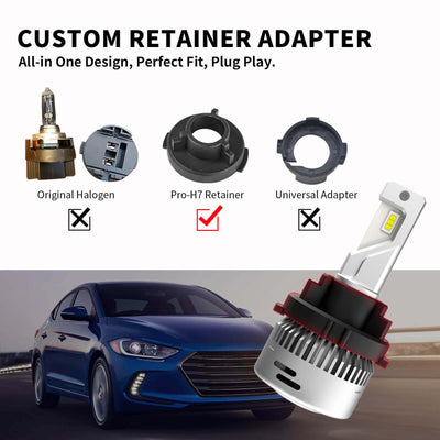 Pro-HK7 LED bulb custom retainer