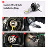 Pro-HK7 LED bulb 4 steps installation