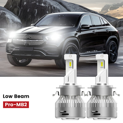 Pro-MB2 led bulbs fit for 2016-2019 Mercedes-Benz GLE Class low beam