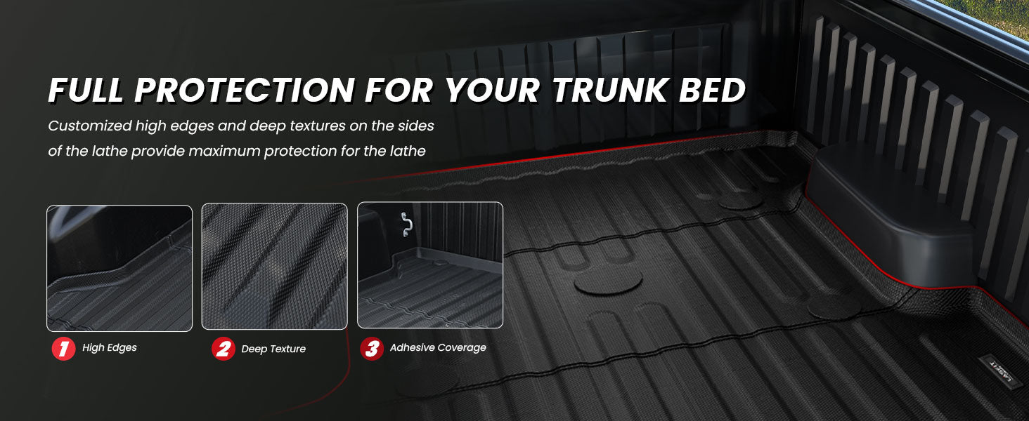 Ram 1500 Classic 2019-2024-6-Feet-4-inches-Bed-Mats-Full-Protection