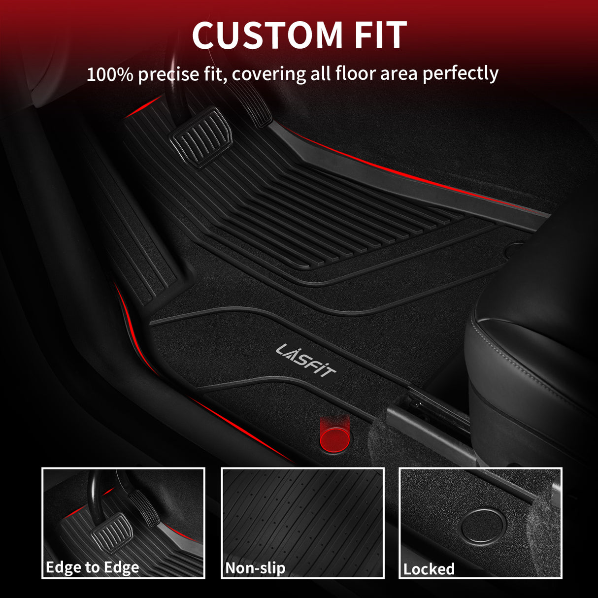 Tesla Model S 2022-2023 Custom Fit Floor Mats