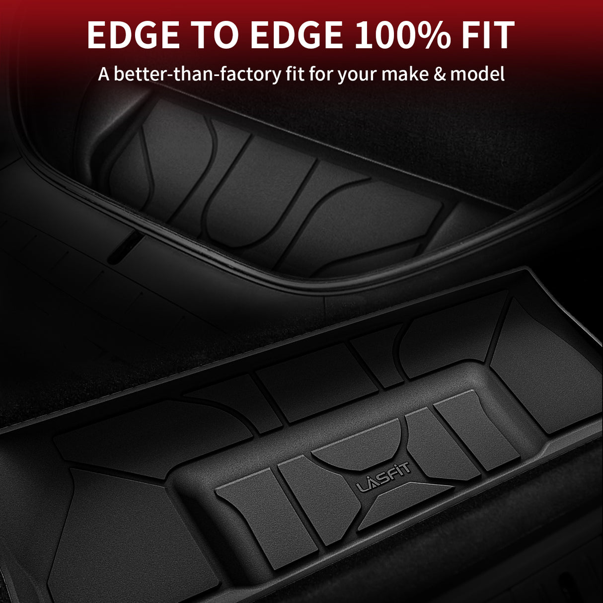 Tesla Model S Edge to Edge Frunk Trunk Cargo Mats