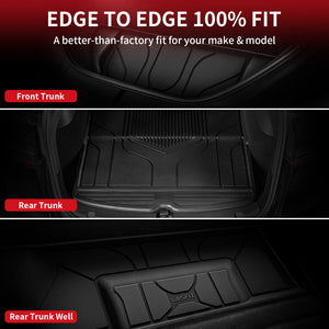 Tesla Model S Frunk Trunk Cargo Mats