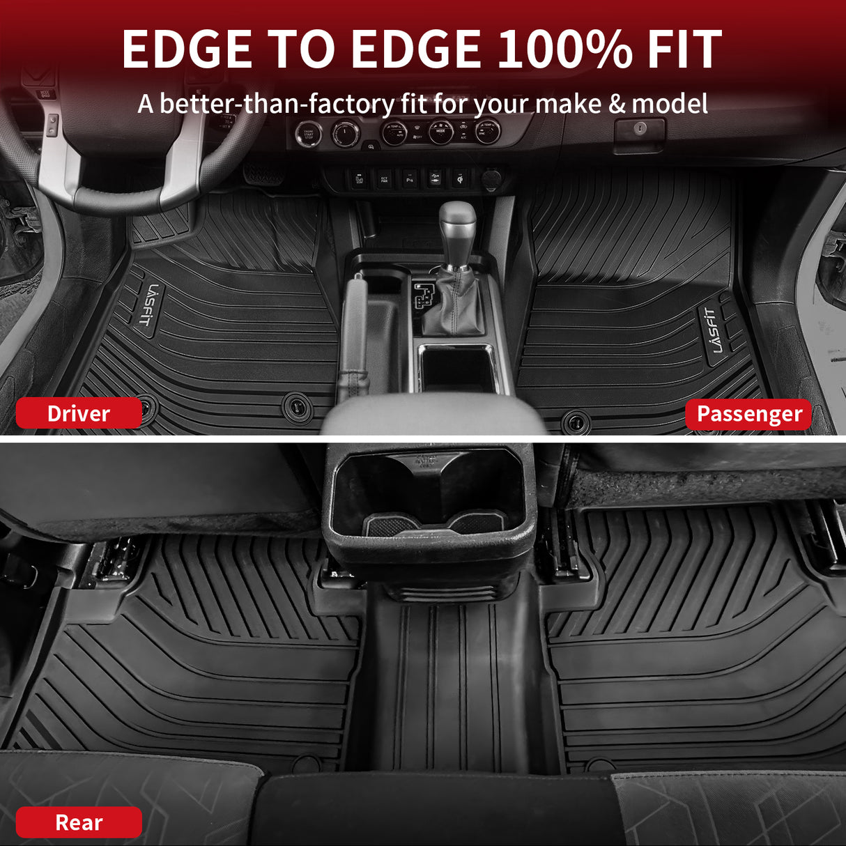 Toyota Tacoma Edge to Edge Floor Mats 