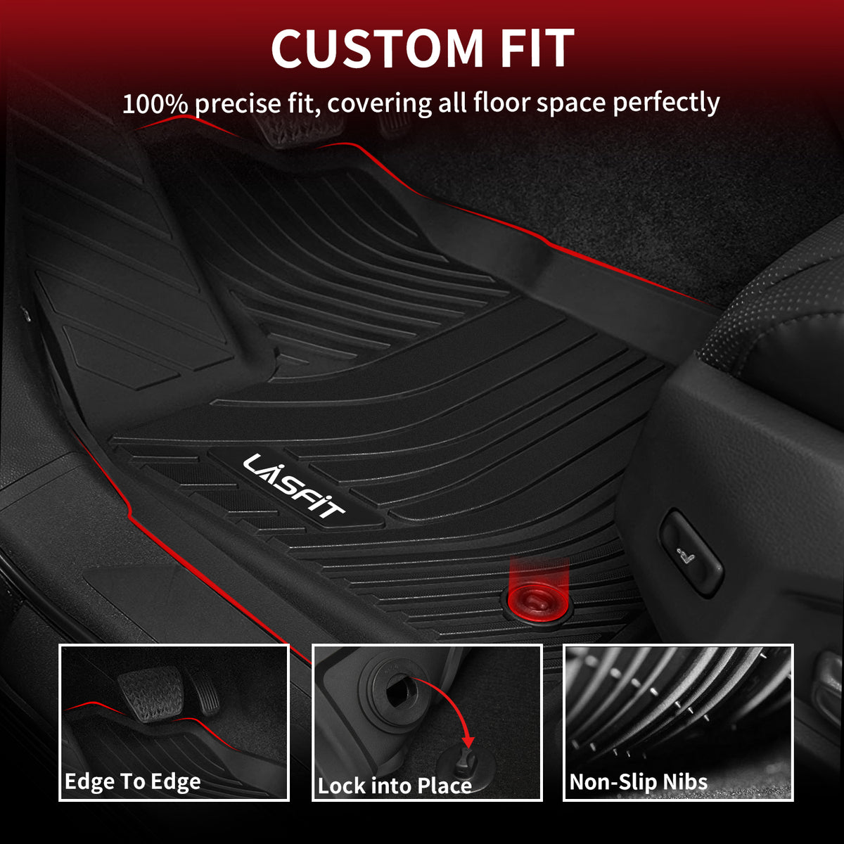 20222024 Toyota Tundra Floor Mats 1st & 2nd Row