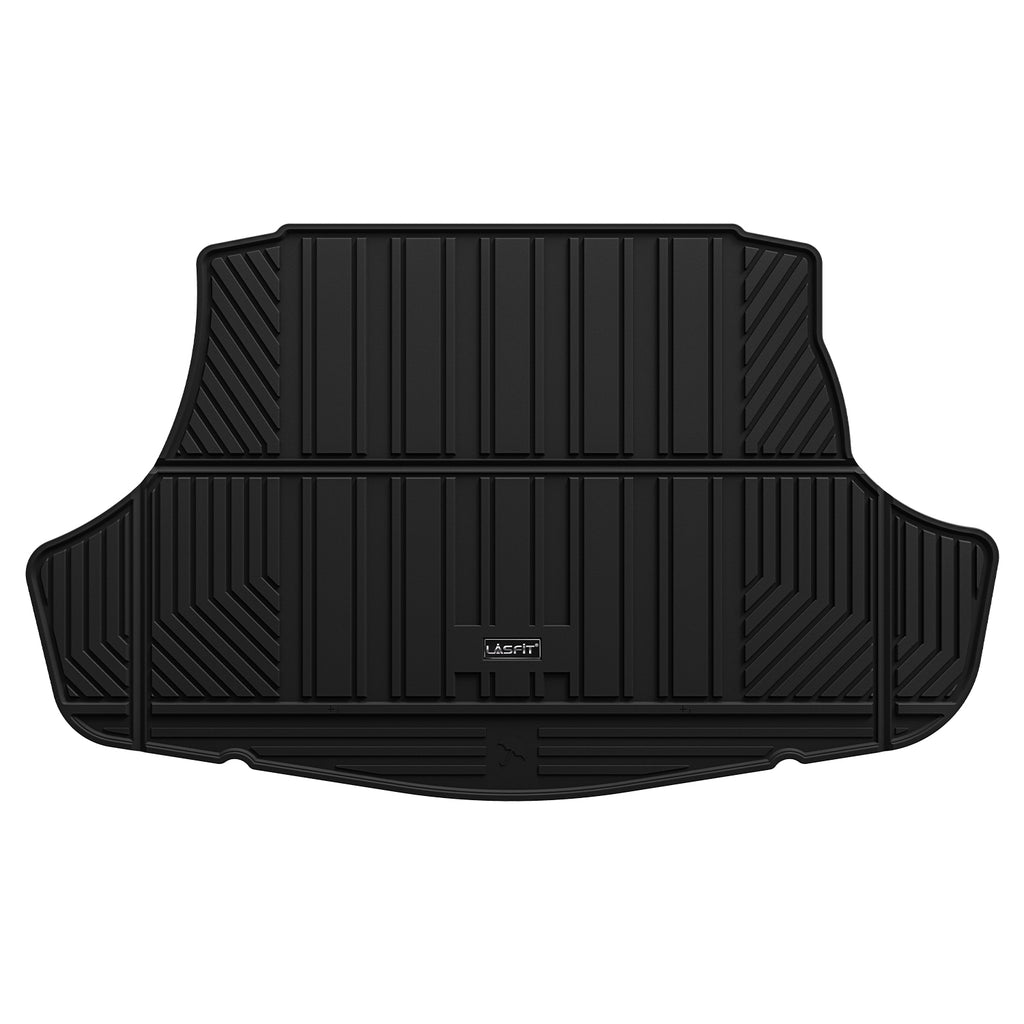 Fit for Toyota Camry 2018-2024 Custom Floor Mats TPE Material 1st & 2nd Row Seat & Cargo Mats, Don't Fit Hybrid & AWD