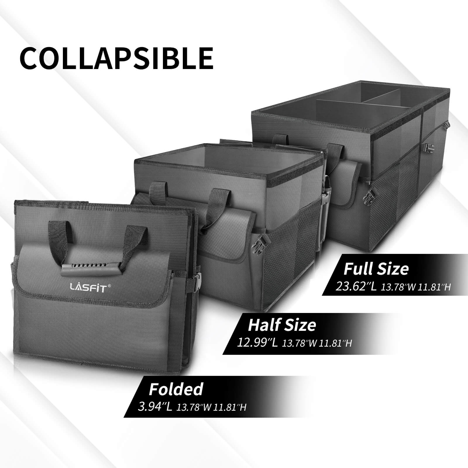 Car Trunk Organizer Cargo Suv Truck Storage for Groceries Folding  Collapsible