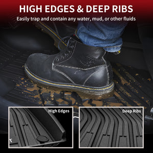 Volkswagen ID.4 2021-2023 All Weather Floor Mats High Edges