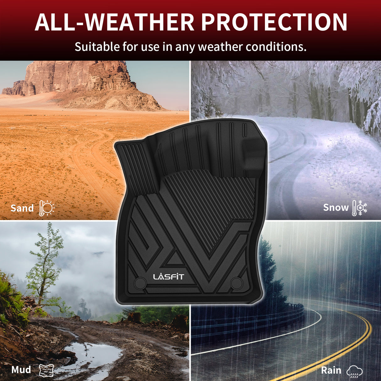 Volkswagen Tiguan All Weather Floor Mats