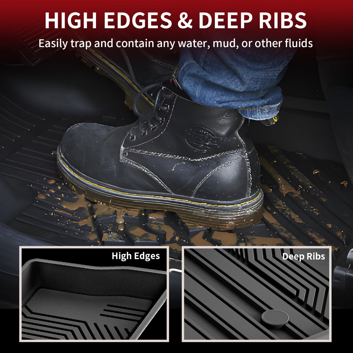 High Edges Floor Mats