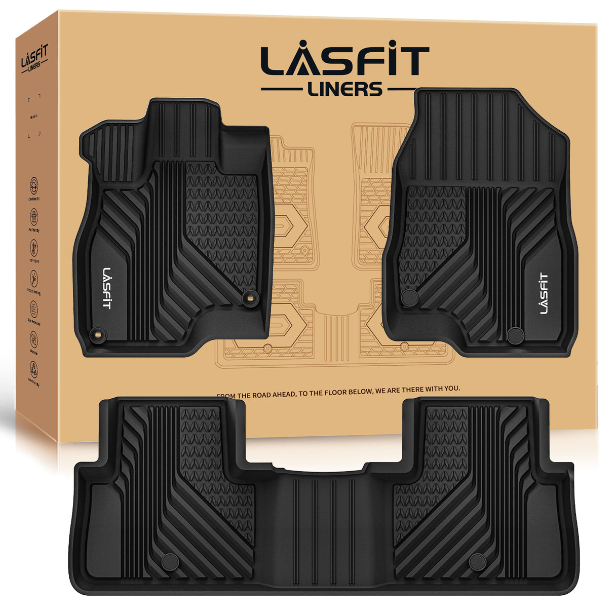 Acura RDX 2019-2024 Floor Mats 1st & 2nd Row Package