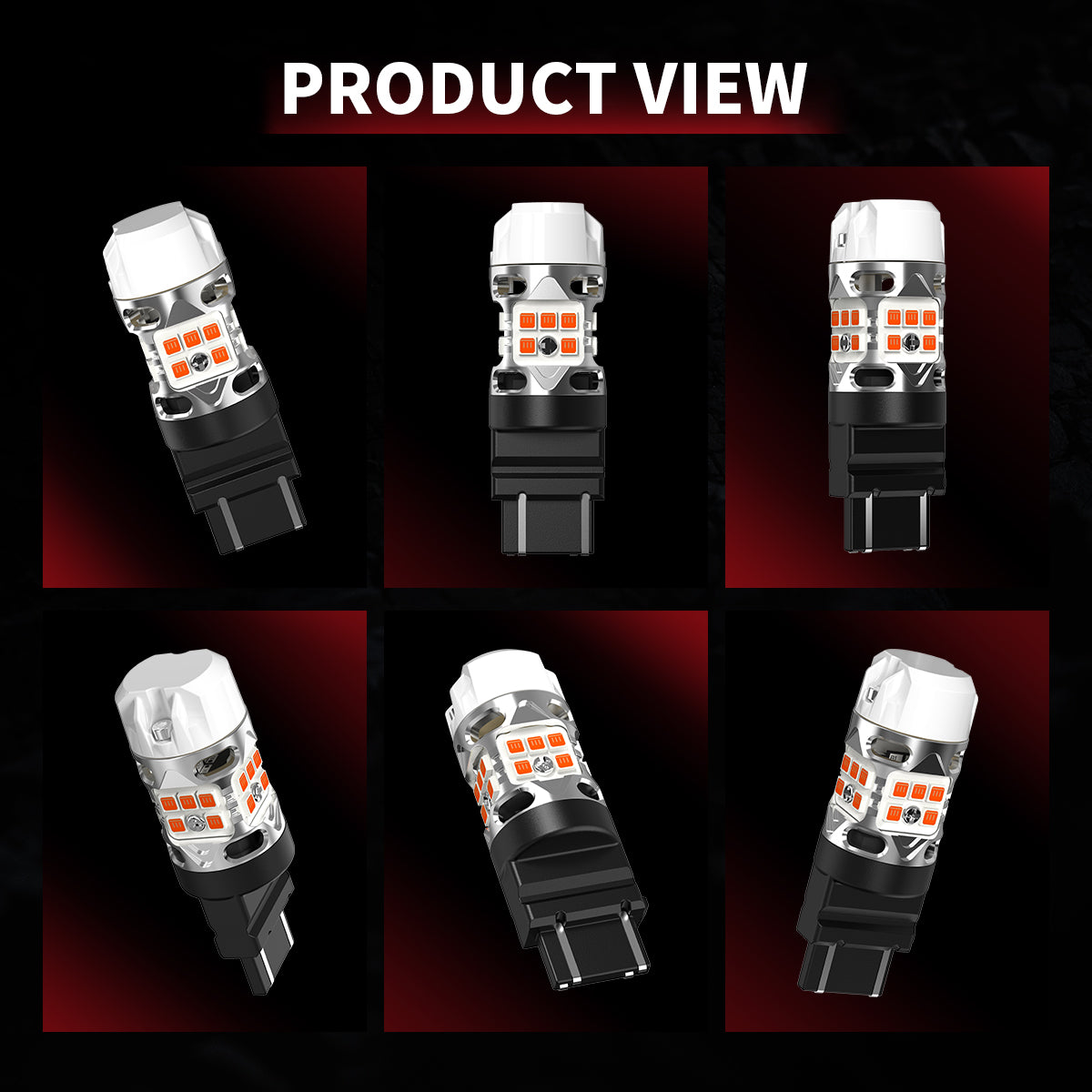 The product details of amber T3-4257 led bulbs