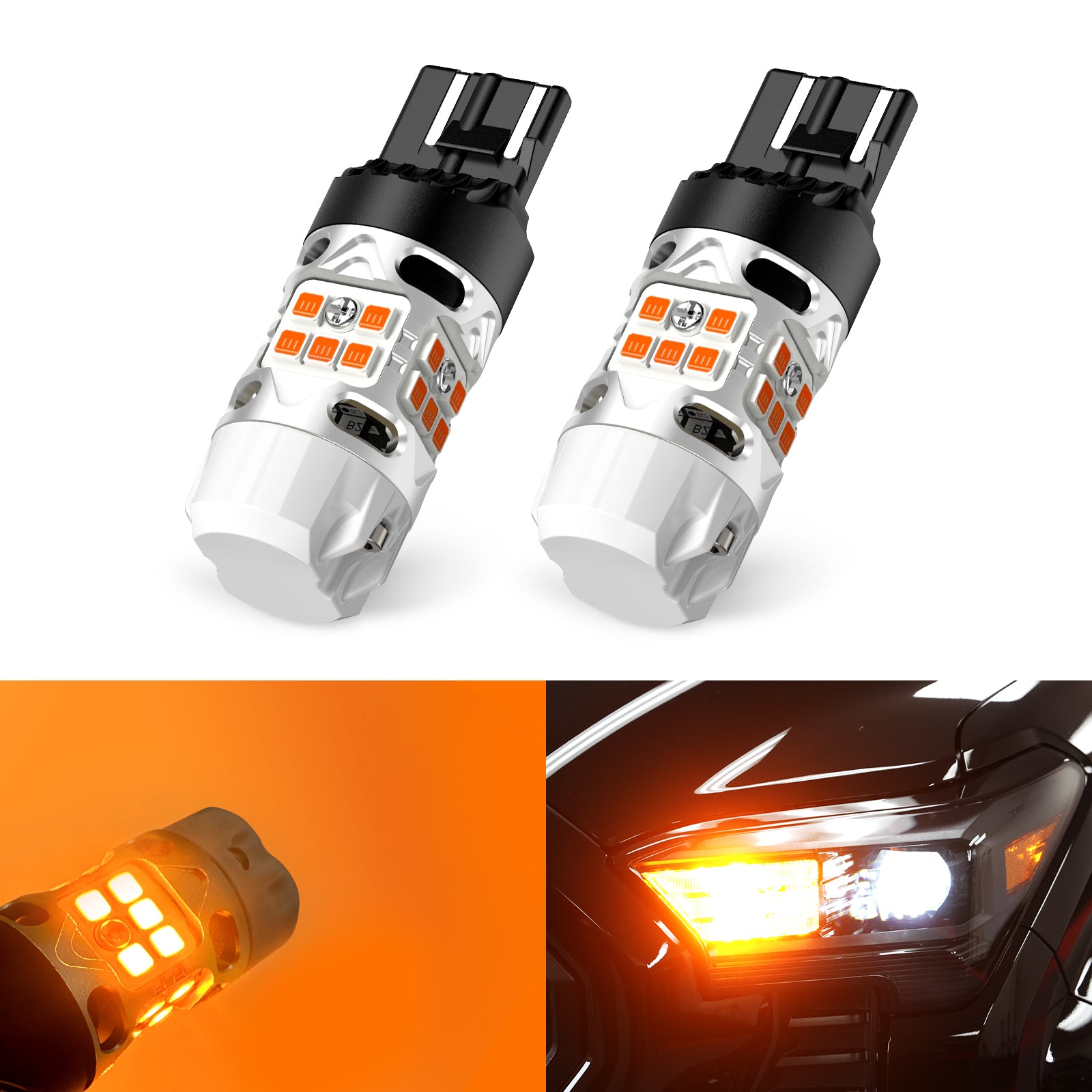 amber 7443 led bulbs