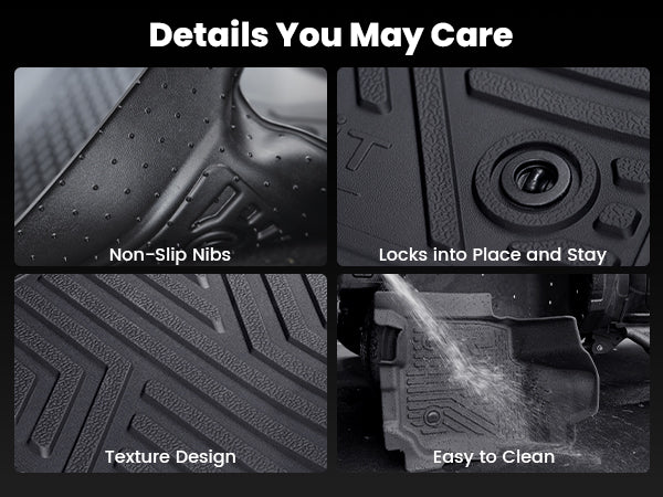 Anti-slip Features with 2025 Toyota 4Runner floor mats