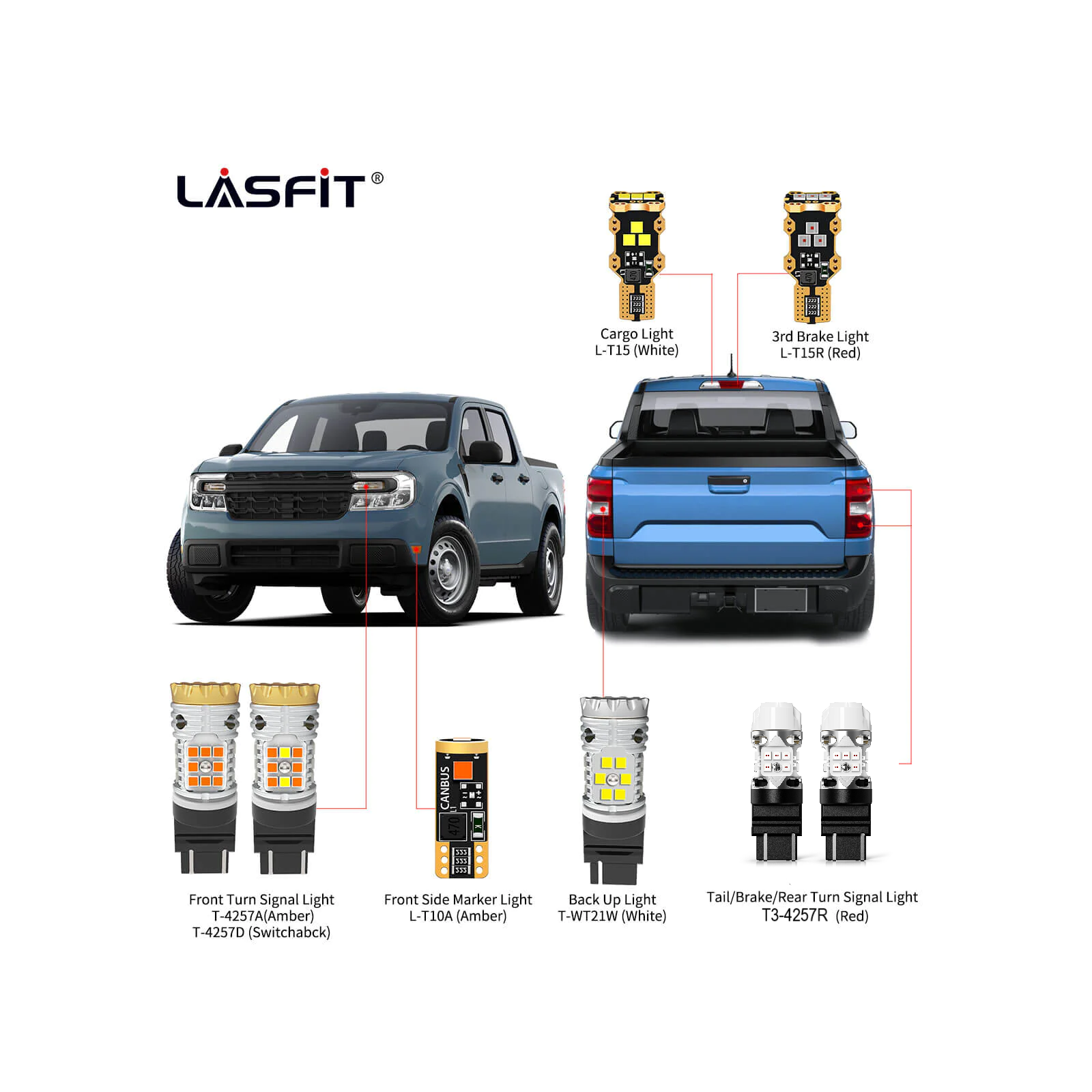 Ford Maverick LED Light Bulbs｜Lasfit