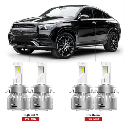 custom H7 led bulbs fit for 2016-2019 Mercedes-Benz GLE Class