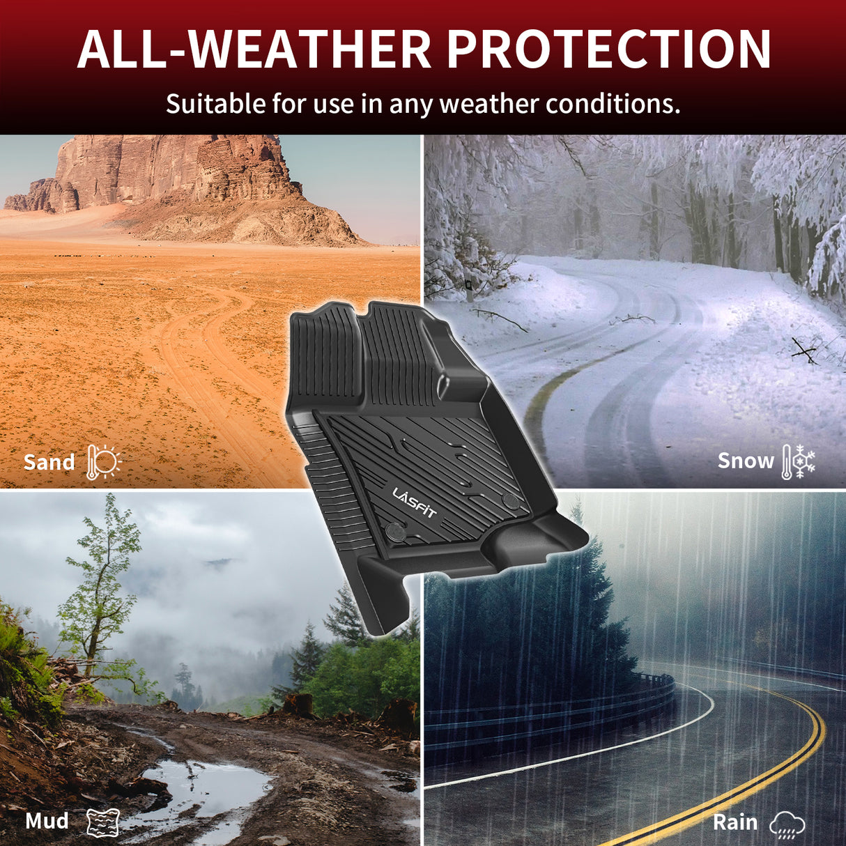 Fortd F-250 All-weather Protection Floor mats