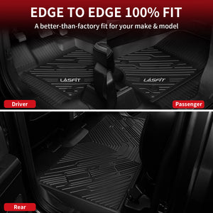 Ford F-150 2015-2025 SuperCrew Custom Floor Mats Edge to Edge