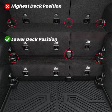 Lower Deck Position Suitable