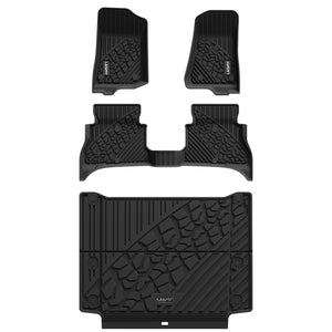 Fit for 2021-2025 Jeep Wrangler 4xe All-Weather Floor Mats & Cargo Mat