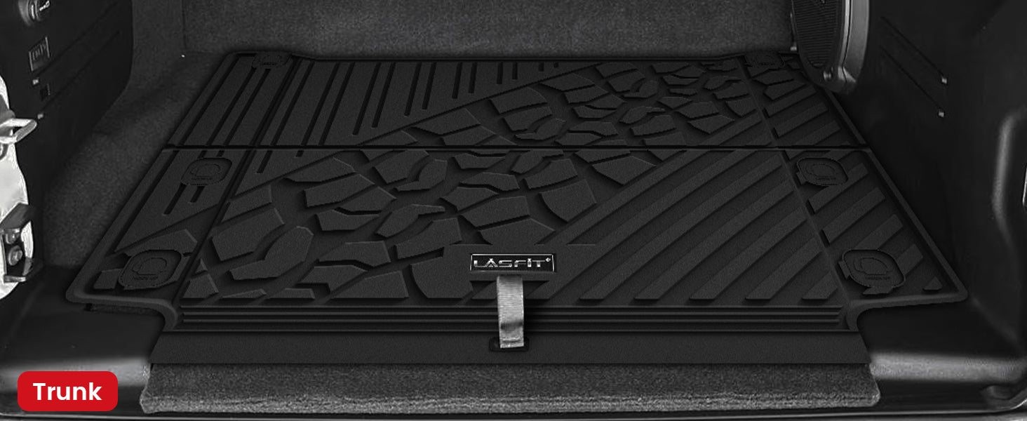 2021-2025 Jeep Wrangler 4xe Floor Mats Cargo