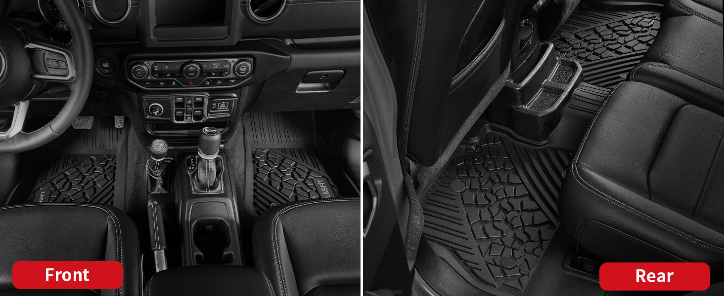 Jeep Wrangler JL floor mats 1st Row