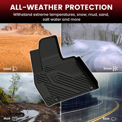 2020-2025 Kia Telluride Floor Mats & Cargo Mat All-weather Protection