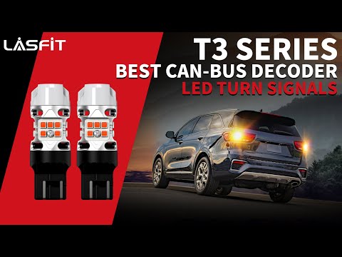 4257 4257NA Switchback CanBus LED Bulbs Front Turn Signal Lights | Error Free Anti Hyper Flash, T3 Series Upgraded Version | 2 Bulbs