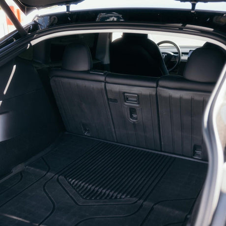 Fit For 2020-2025 Tesla Model Y Second Row Seats Back Cover Mats All Weather, Fit 5-Seater & 7-Seater