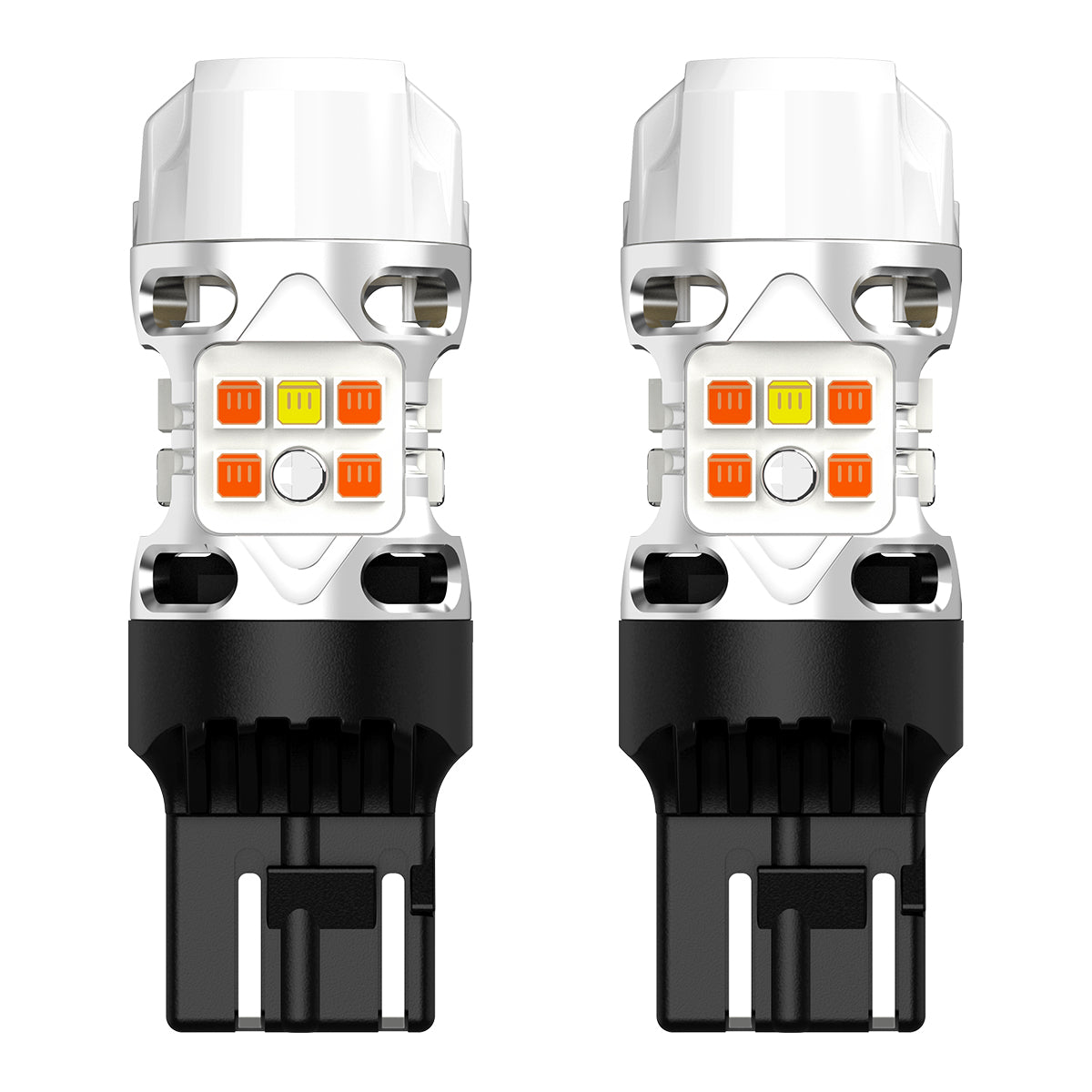 switchback T3-7443 led bulbs fit for 2022-2025 Jeep Compass front turn signal lights lights