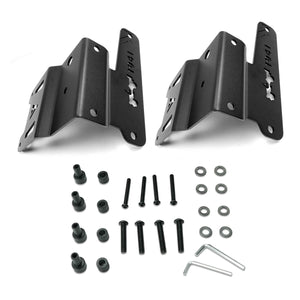 Fit For 2018-2024 Jeep Wranger JL Gladiator JT Low Profile Ditch Light Brackets (Don't Fit Mojave or 4xe) | LASFIT