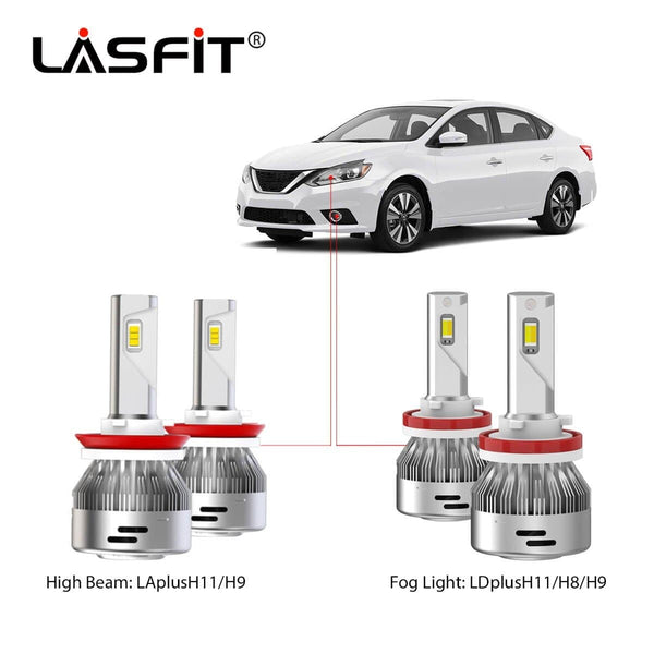 2016-2019 Nissan Sentra LED Light Bulbs Upgrade｜LASFIT Auto Lighting