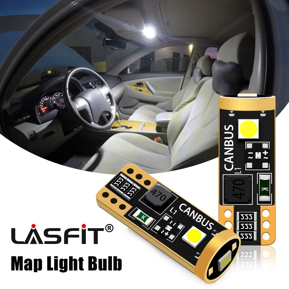 Fit for Toyota Camry 2002-2006 LED Bulbs Exterior Interior Light Bulbs Plug n Play