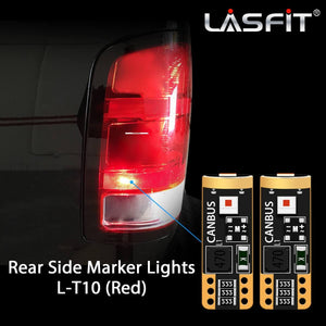 Lasfit 168 led rear side marker lights fit for 2008-2013 GMC Sierra 1500