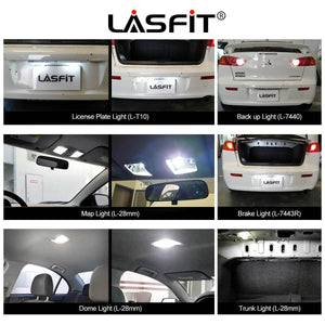 Fit for 2008 Mitsubishi Lancer LED 9006 Bulbs Exterior Interior Lights