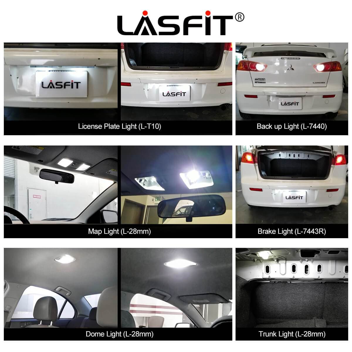 Mitsubishi lancer license plate best sale light bulb