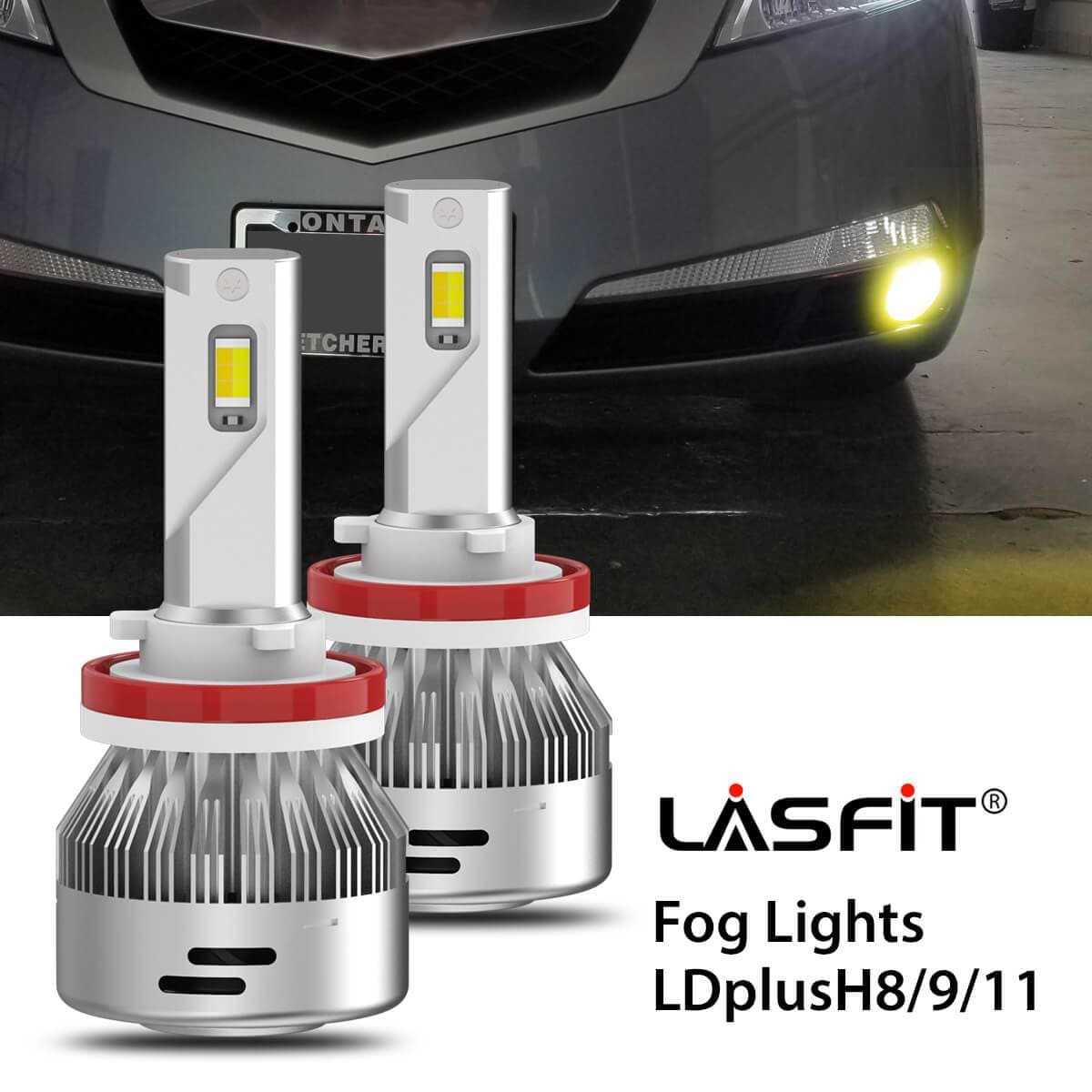 Lasfit H11 led fog lights fit for 2009-2011 Acura TL  