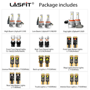 All LED Kits For Nissan Altima 2010-2012 Plug and Play LASFIT