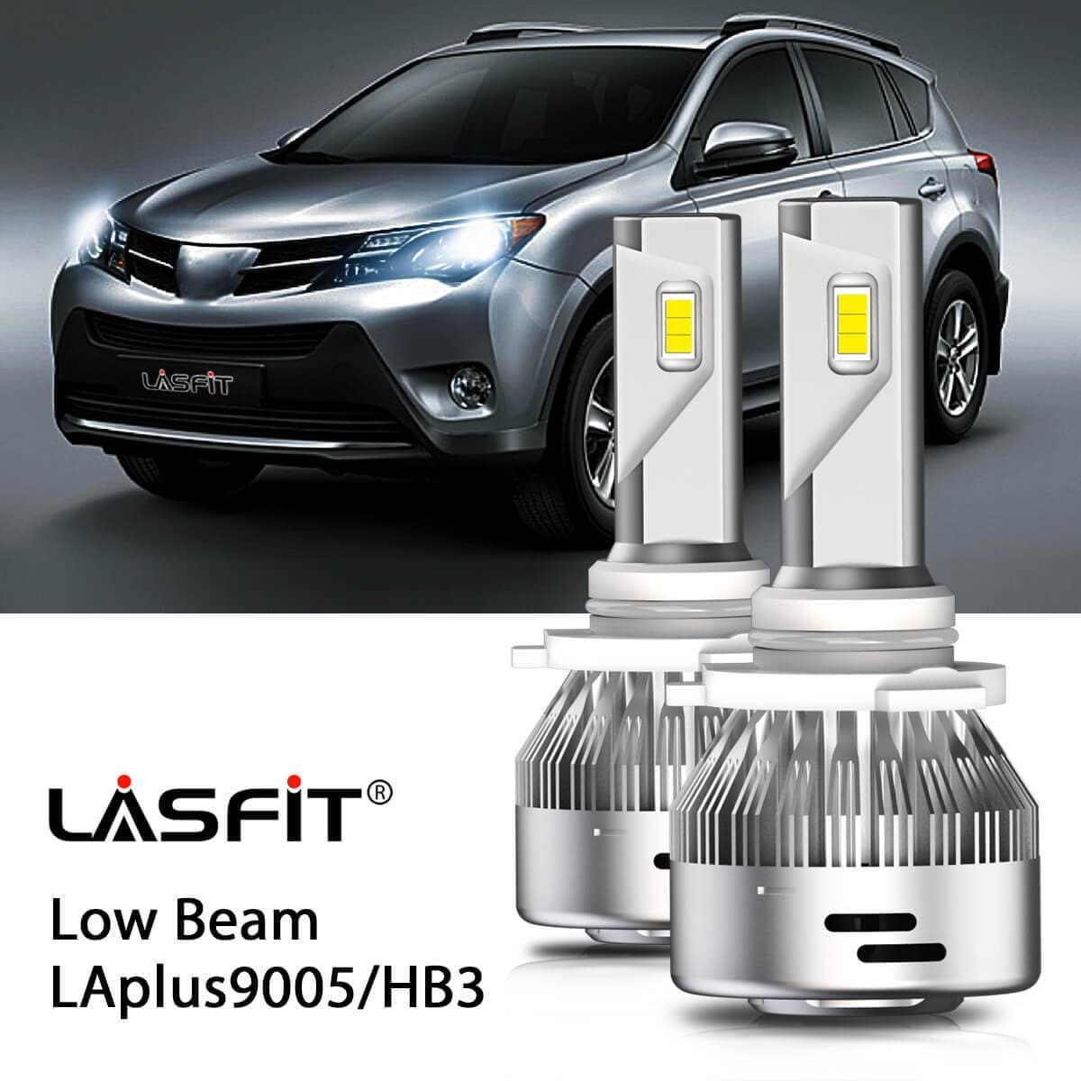 Lasfit 9005 led low beam bulbs fit for 2013-2015 Toyota RAV4  