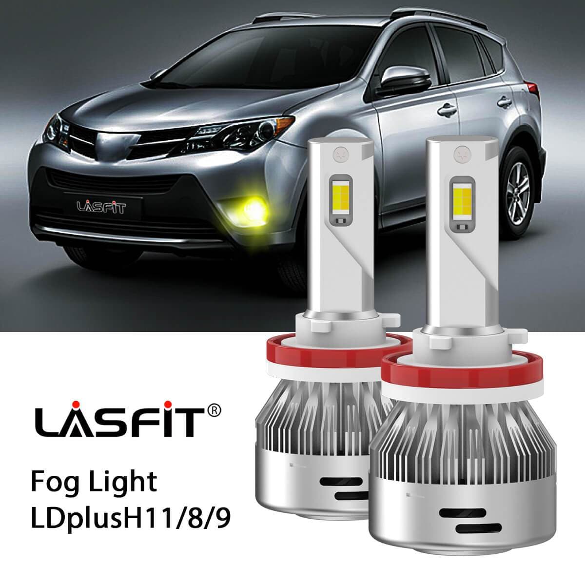 Lasfit H11 led fog lights fit for 2013-2015 Toyota RAV4  